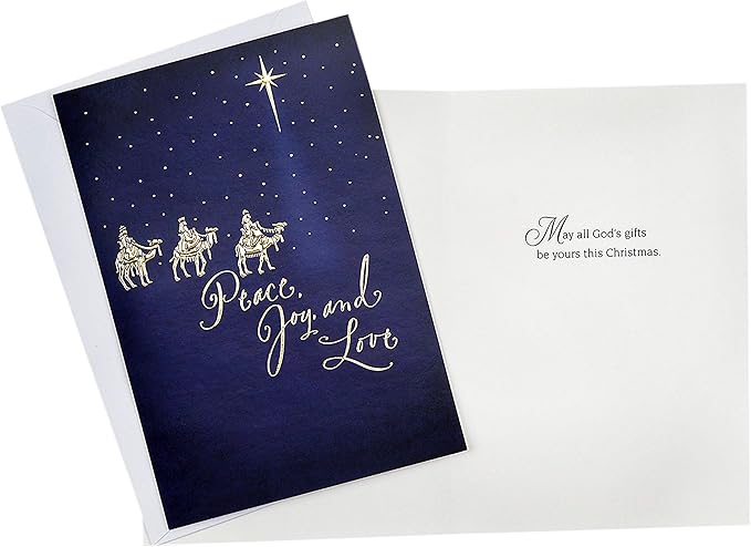 Hallmark Image Arts Religious Boxed Christmas Cards Assortment (4 Designs, 24 Christmas Cards with Envelopes)