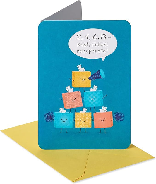 American Greetings Get Well Soon Card (Rest, Relax, Recuperate)
