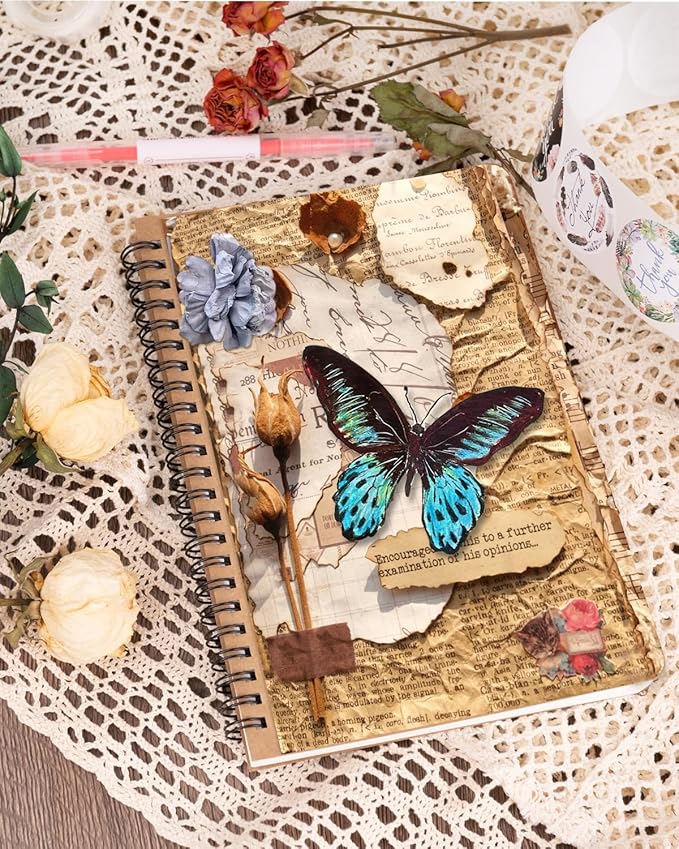 Spiral Notebooks A5 Lined 20Pcs College Ruled Journals for Work, School and Travel, Good for Students and Office 120 Pages/60 Sheets