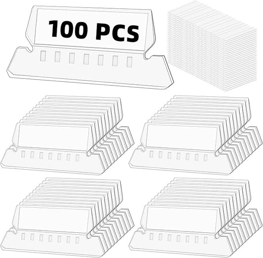 File Folder Tabs, SUNEE 100 Sets Hanging File Folder Labels Tabs and Inserts for Hanging Files Folders
