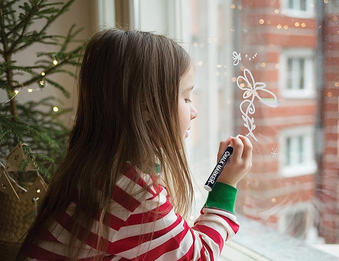 Better Office Products Magnetic A-Frame Chalkboard Sign, Extra Large 20" x 40", Standing Chalkboard Easel, with Chalk Marker + Chalk & Eraser, Sandwich Board Outdoor Sidewalk Sign,(Rustic Brown)