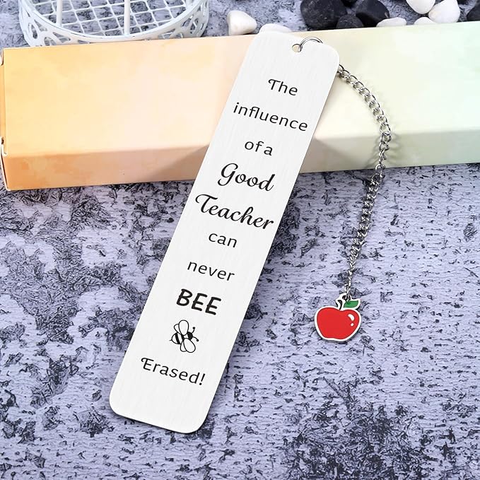 Teacher Gifts for Women Teachers Day Gift Appreciation Bookmark Gift Thank You Teacher Birthday Gift for Teacher Retirement Gift from Students Graduation Party Gift Kindergarten Middle School Teacher