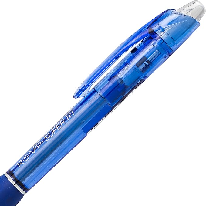 Pentel RSVP Super RT Ballpoint Pen, (1.0mm) Medium Line, Blue Ink, 2-Pk - BX480BP2C (Pack of 4)