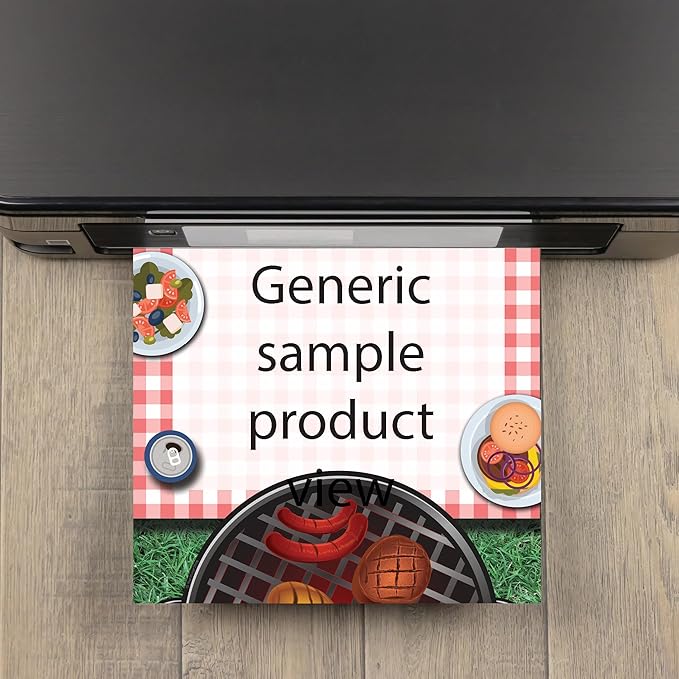 Summertime Backyard BBQ Letterhead Laser & Inkjet Printer Paper, 25 pack