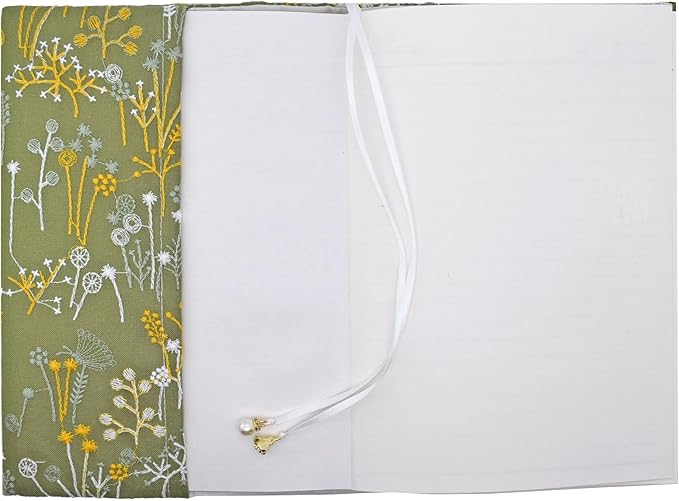 BLBMH Book Covers for Paperbacks Fit for 5.5x8.4 inch Adjustable Book Sleeve Cover for A5 Books Soft Cloth Protector for Notebook Journal - Spring