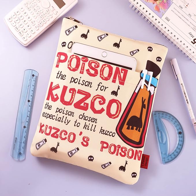 Book Sleeve for Book Lovers, Bookish Book Protector, Book Covers for Paperbacks, Washable Fabric, Book Sleeves with Zipper, Medium 11 Inch X 8.7 Inch