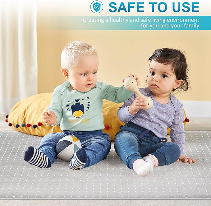 Office Chair Mat for Carpets, Desk Chair Mat for Low Pile Carpeted Floors, Heavy Duty Transparent Office Floor Mat for Office Chair on Carpet, for Work, Home, Gaming (47" X 59" Rectangle)