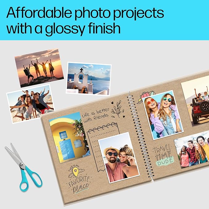 HP Everyday Photo Paper, Glossy, 5x7 in, 60 sheets (CH097A)