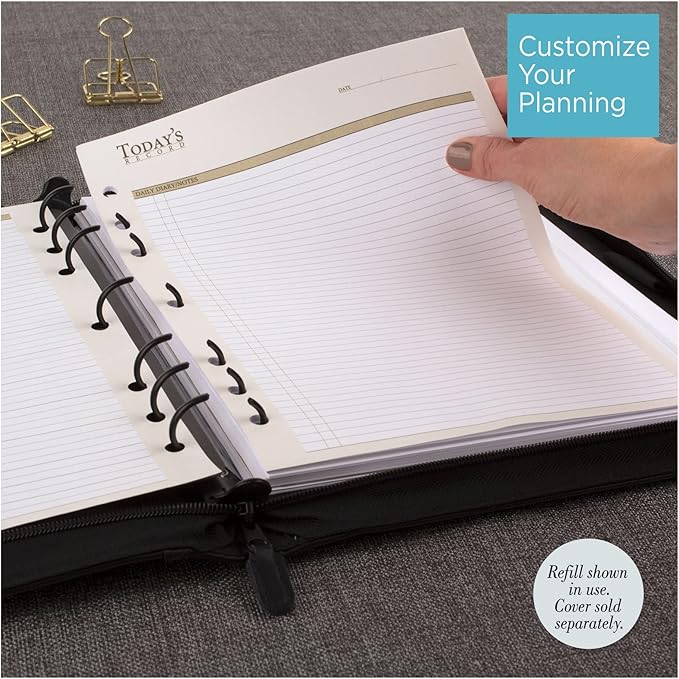 at-A-Glance Undated Daily Planner Refill, 2 Months, 7-Ring, 8-1/2" x 11", Folio Size, Size 5 (038-225)