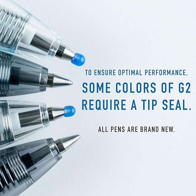 Pilot, G2 Premium Gel Roller Pens, G2 Boost Pink Pack, The Colors of Optimism, 8 Pack Pouch, Fine Point 0.7 mm, Assorted