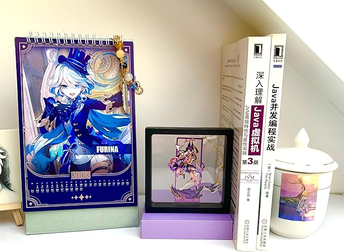 Genshin Impact Cyno Metal Bookmark - Anime Figure Merch with 3D Display Box - Birthday Gifts for Fans Friends Gamer Book Lovers