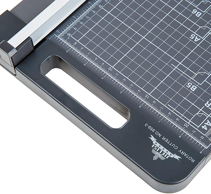 Jielisi 3-Way 12.6 Inch (A4 size) Rotary Trimmer Cutter Perforate & Scallop