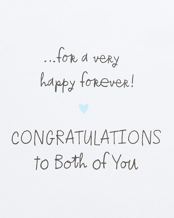American Greetings Bridal Shower Card (Happy Forever)