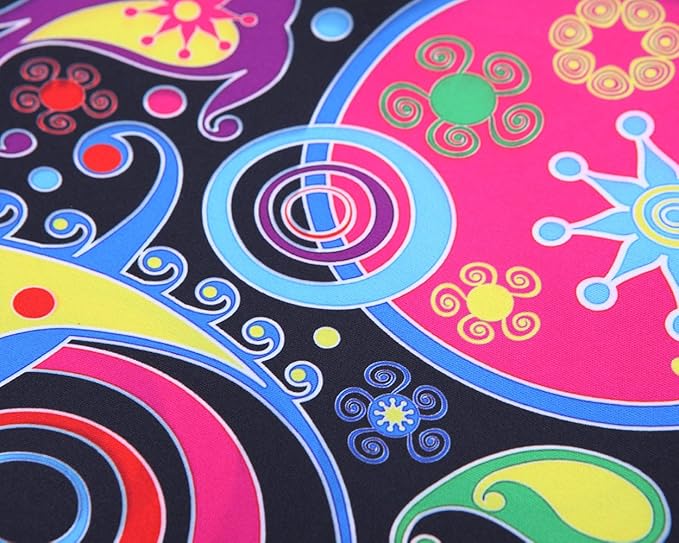 YIDA 13.3-Inch to 14-Inch Laptop Sleeve Case Neoprene Carrying Bag with Hidden Handles for MacBook/Notebook/Ultrabook/Chromebooks (Classic Colorful)