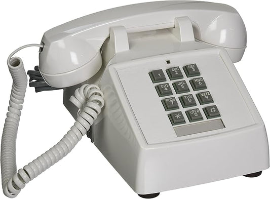 Cortelco ITT-2500-V-WH 1-Handset Landline Telephone