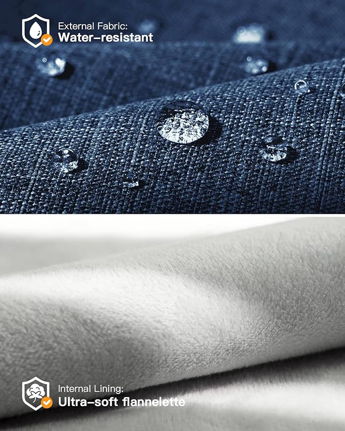 Inateck 360° Protective Laptop Bag with Accessory Bag, Compatible with 14-inch MacBook Pro/Max M4 M3 M2 M1 2021-2024, Blue