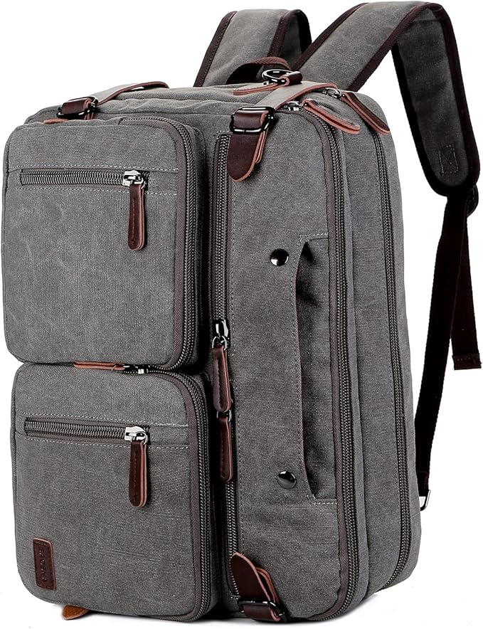 BAOSHA Convertible Briefcase Backpack 17 Inch Laptop Bag Case Business Briefcase HB-22