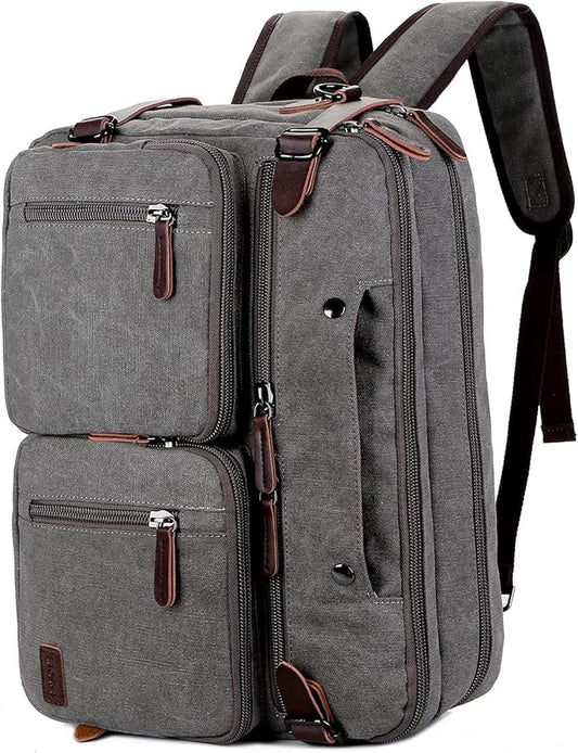 BAOSHA Convertible Briefcase Backpack 17 Inch Laptop Bag Case Business Briefcase HB-22