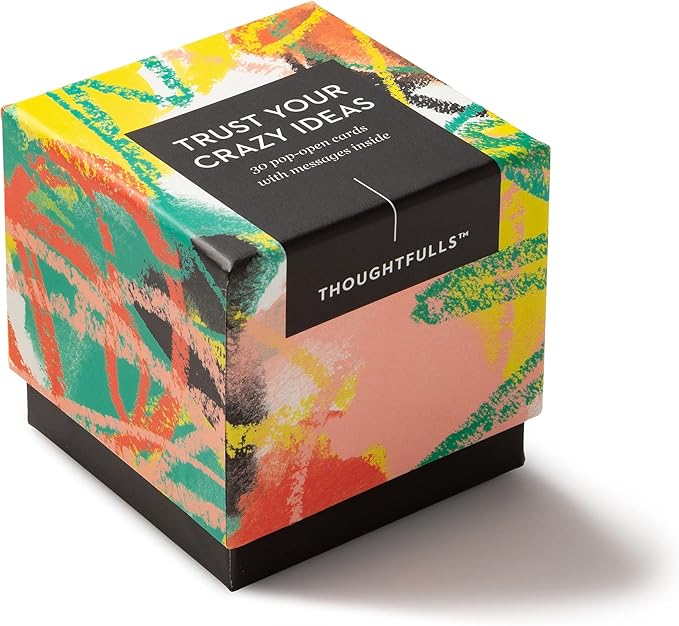 Compendium ThoughtFulls Pop-Open Cards — Trust Your Crazy Ideas — 30 Pop-Open Cards, Each with a Different Inspiring Message Inside
