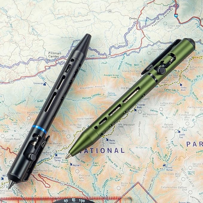 OLIGHT O'Pen Mini 2 Ballpoint Pen and Pencil in One, Replaceable EDC Refill and Pencil Tip, Smooth Writing, for Office, Working, Writing (Black)