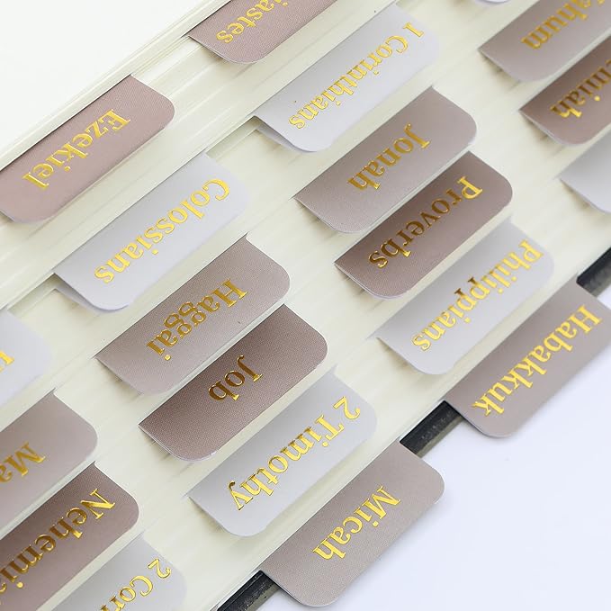 Mr. Pen- Bible Tabs, 75 Tabs, Mystic Forest, Laminated Bible Tabs for Women and Men, Bible Tabs for Study Bible, Bible Index Tabs, Bible Book Tabs, Bible Labels Tabs, Mr Pen Bible Tabs