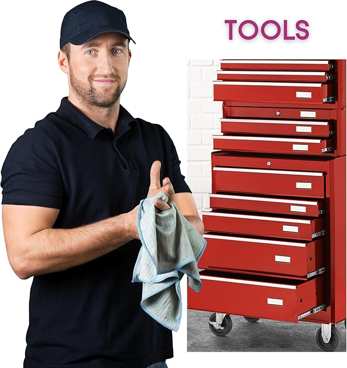 Availey 60 Pack Magnetic 'C' Channel Label Holders for Metal Racks and Shelves with Protective Films and Replacement Strips 2" x 1"