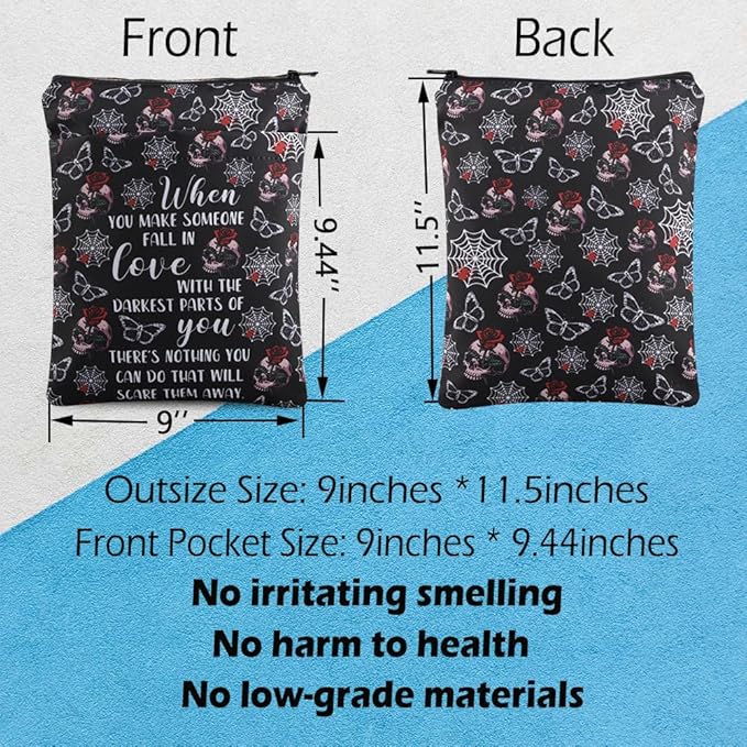 Haunting Adeline Inspired Gift Haunting Adeline Book Sleeve Ha-unting Ad-Eline Reader G-ift Lovers Gi-ft for Book Nerds (ScareThemAwayBS)