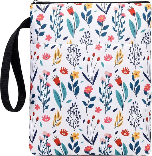 DSIUE Book Sleeve Book Protector Book Lovers Gifts Book Covers for Paperbacks with Zipper,11.4 X 9 Inch