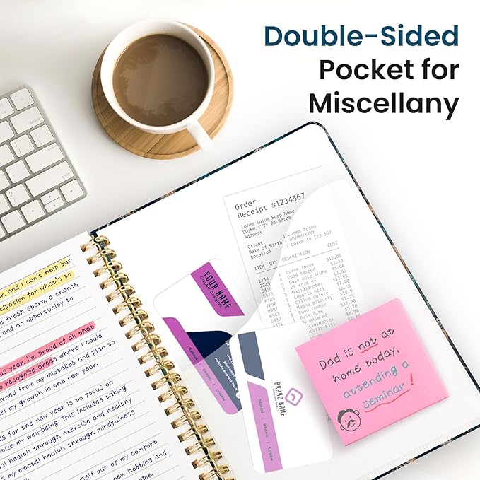 Pretty Cute Lined Spiral Journal Notebook for Women, Aesthetic College Ruled Notebook for Work & Note Taking, A5 Hardcover Journal for Writing, 140 Pages, Royal Flowers