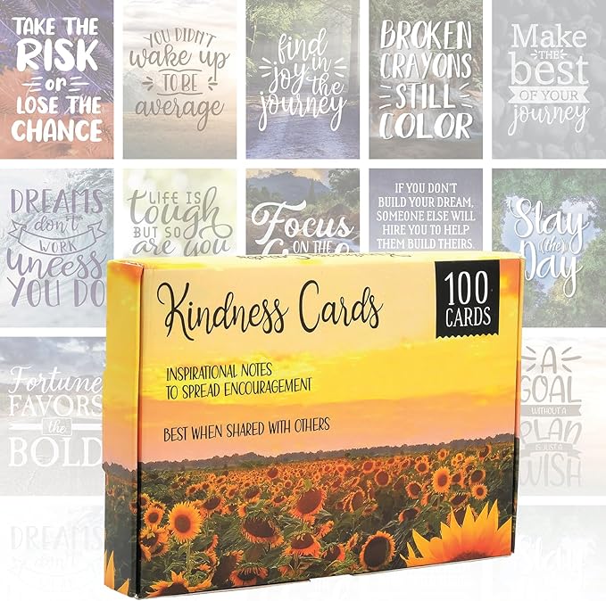 Motivational Cards: 100 Inspirational, Kindness, Motivational and Quote Cards. Business Card Size - 2.5x3.5 inches (Photography - Pack of 100)