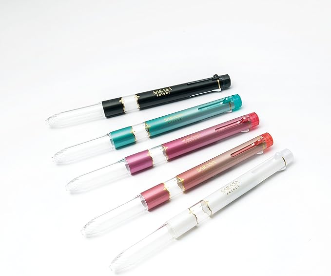 Zebra Sarasa Select B-RNJK5-BG Ballpoint Pen Refills, Sarasa NJK-0.5 Core, Blue Green, 10 Pieces