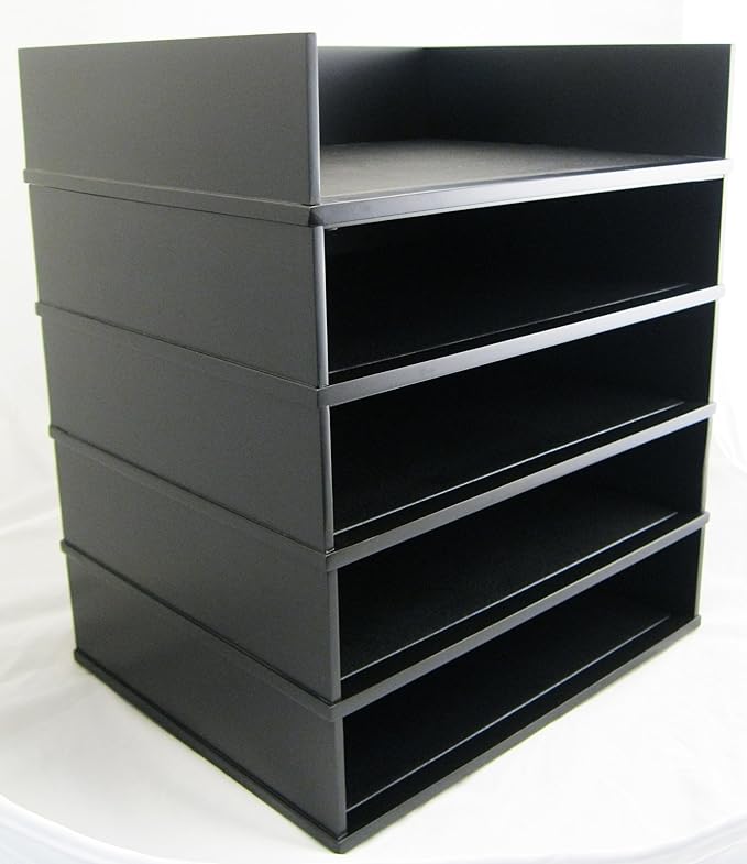 Victor Wood Stacking Letter Tray