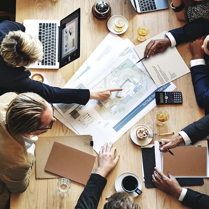 EOOUT 24 Pack A5 Lined Journaling Notebooks for Writing, Kraft Notebook Journals 8.3x5.5in College Ruled Subject Notebooks 30 Sheets 60 Pages for School Office Supplies