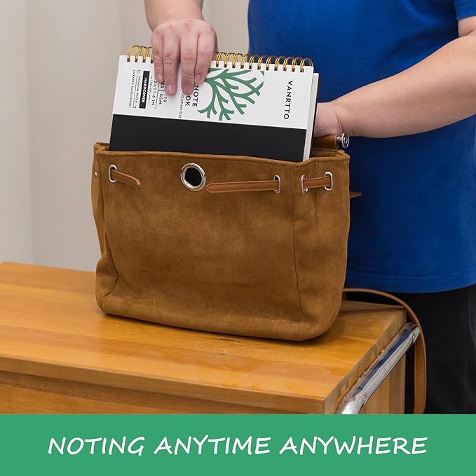 Hardcover Spiral Notebook, 8.5 x 11 IN Notebooks College Ruled, 110 GSM Thick Lined Paper Notebooks for Work, School and Travel, 300 Pages Journals for Writing, Large Journal for Women New Black