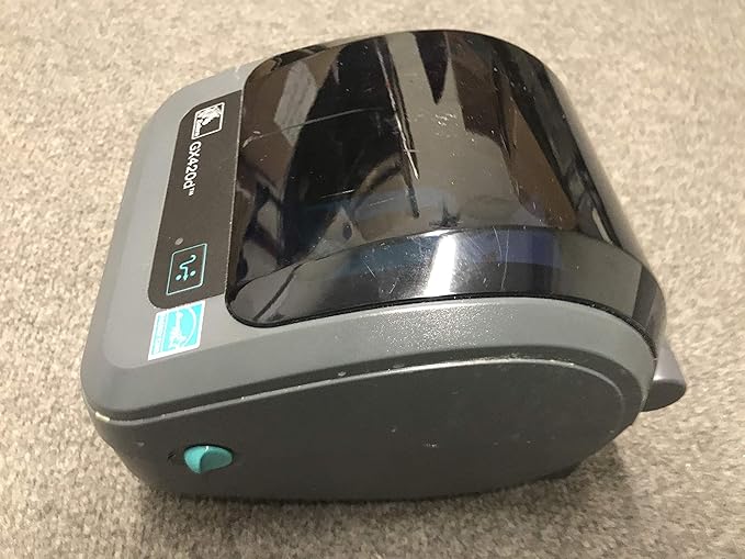 Zebra GX420d Ethernet Printer GX42-202410-000 W/New Adapter, Power, USB Cables & Print (Renewed)