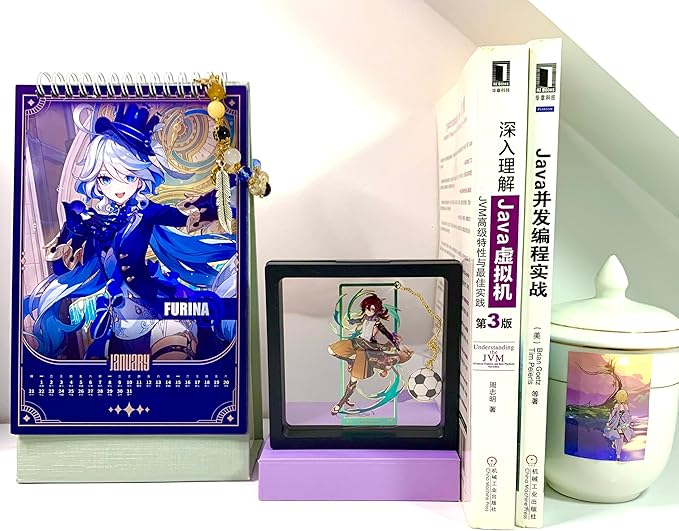 Genshin Impact Heizou Metal Bookmark - Anime Figure Merch with 3D Display Box - Birthday Gifts for Fans Friends Gamer Book Lovers - Zllada