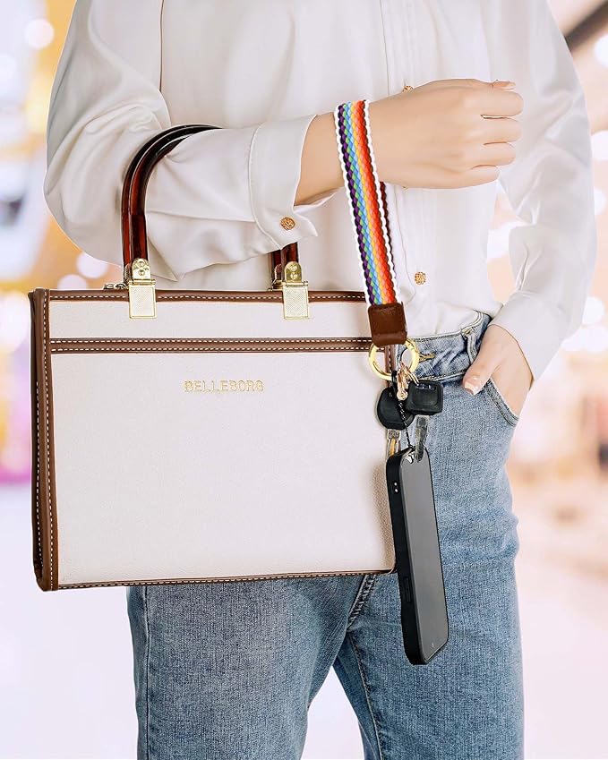 Key Chain, Stretchy Keychain Wristlet, Cute Wrist Lanyard Strap for Car Keys with D Ring for Women Men (Fish - Candy)