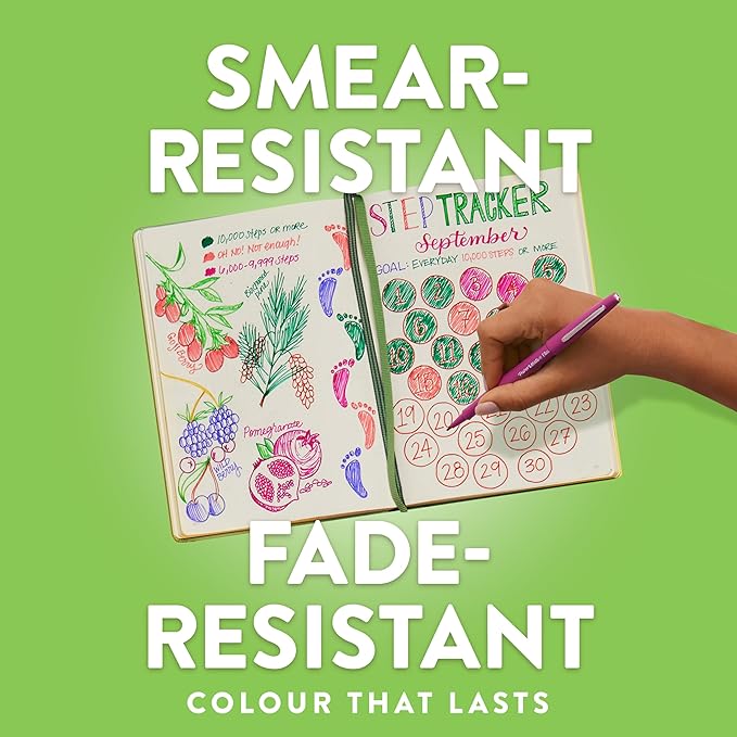 Paper Mate Flair Pen, 1.1mm Medium Tip, Orange, Box of 12