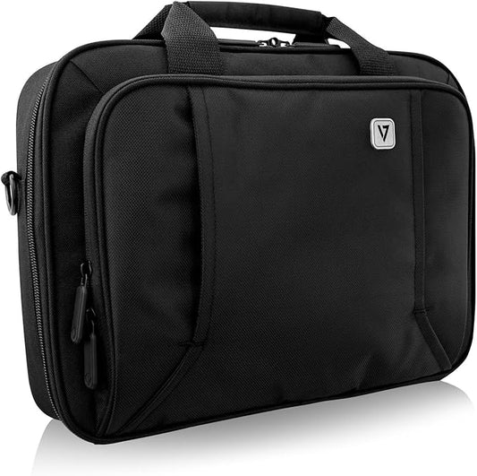V7 CCP13-BLK-9N 13" Professional Front Loading Laptop Case (RFID, Weather Resitant)