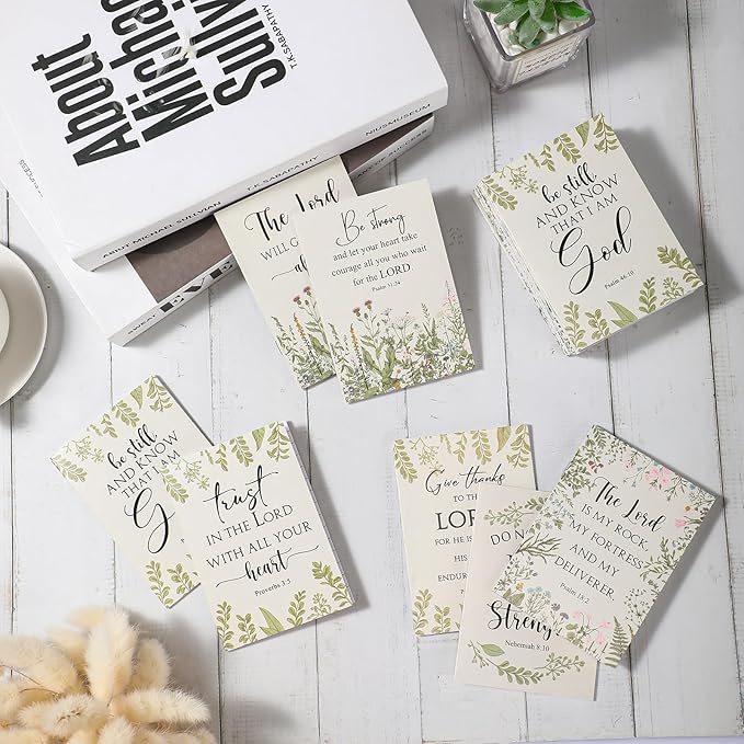 Ctosree 100 Pcs Bible Verse Prayer Journal Notebook Christian Note Pads Bulk mini Inspirational Notebook Religious Scripture Church Notepad for Women 3.15 x 5 Inches (Beige)