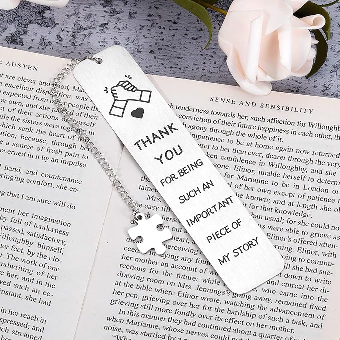 Thank You Employee Appreciation Gifts for Coworker Colleague Boss Bookmark Boss’s Day Teacher Retirement Going Away Gift for Women Men Leader Work Friends Office Christmas Birthday Valentine's Day