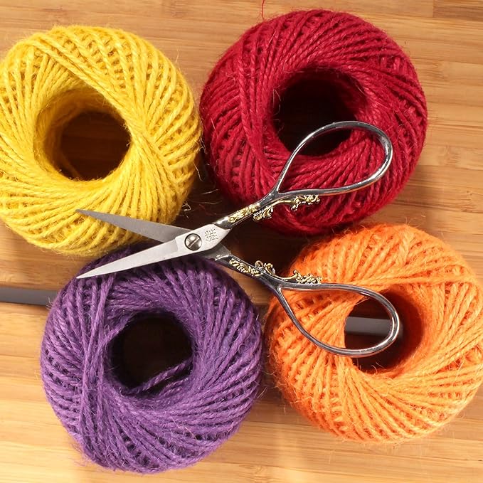 JubileeYarn Scrollwork Embroidery Craft Scissors - Silver - 10 Scissors