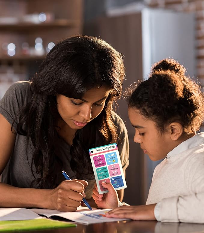 Carson Dellosa Be Clever Wherever K-2 Reading and Writing Reference Things on Rings, Flash Cards Covering Parts of Speech, Sentence Types, Grammar, and More for Kindergarten to 2nd Grade