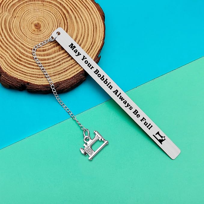 Bookmark Gift for Sewing Lover Women Mom Grandma Quilting Gift Seamstress Gift Funny Quilting Gifts for Quilters Seamstresses Sewing Gifts for Designer Quilting Book Marker Gifts for Costume Designer