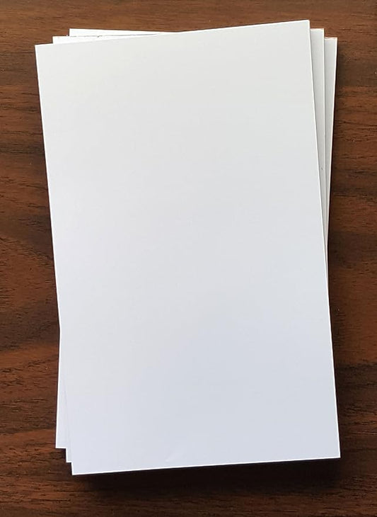 3 Pads - Blank Note Pad, 5" x 8", 50 Sheets, Heavyweight, Very Nice Paper