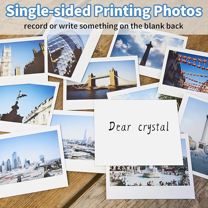 Glossy Photo Paper 11×17inches, 30 Sheets Inkjet Photo Printer Paper, Instant Dry Picture Paper for DIY Chip Bag, Flyers, Cards, Calendars and Brochures(180gsm/48lb)