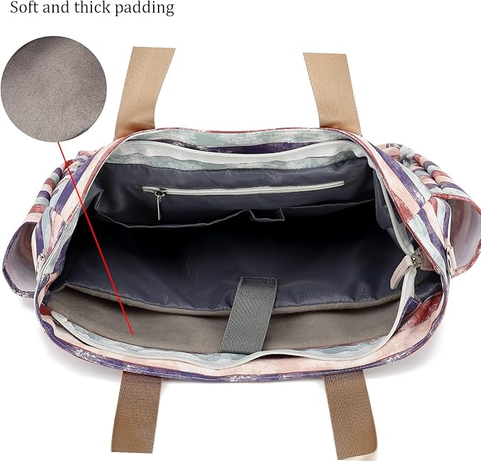 canvaslife Laptop Briefcase, Practical Waterproof Versatile Laptop Shoulder Messenger Bag (15 "-15.6" A-11)