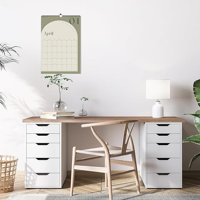 Aesthetic 2025-2026 Wall Calendar - Runs from January 2025 Until July 2026 - The Perfect Wall Hanging Calendar Planner for Easy Organizing