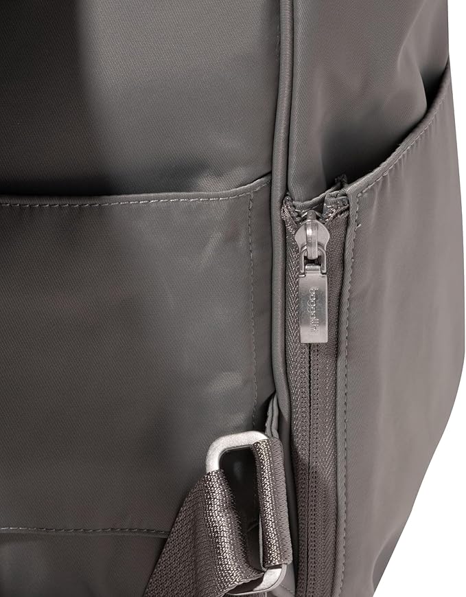 Baggallini Chelsea Laptop Backpack, Steel Grey Twill