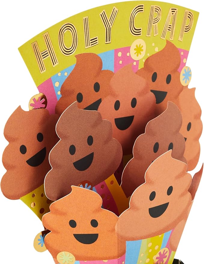 Hallmark Paper Wonder Shoebox Pop Up Card (Holy Crap, You are Awesome) for Birthday, Congratulations, Graduation, All Occasion